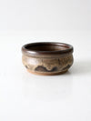 vintage studio pottery bowl
