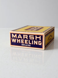 vintage Marsh & Wheeling cigar box