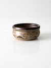 vintage studio pottery bowl