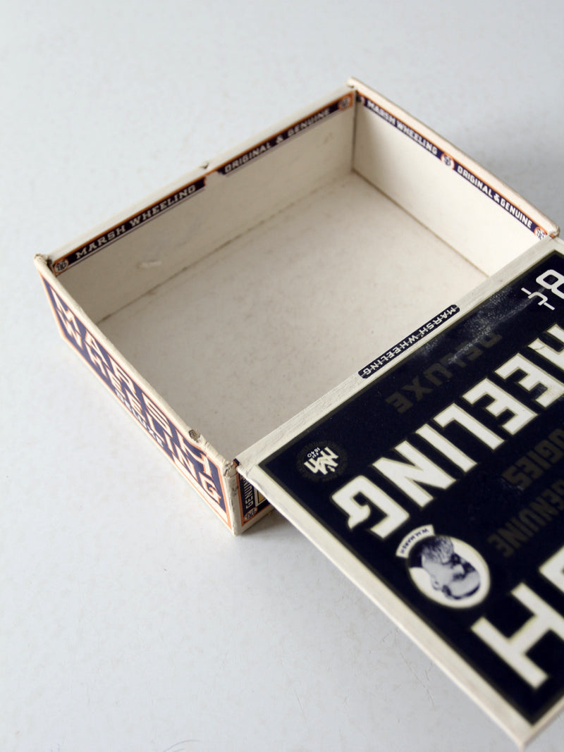 vintage Marsh & Wheeling cigar box