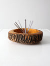 mid-century nut-cracker bowl set