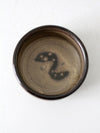 vintage studio pottery bowl