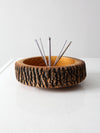 mid-century nut-cracker bowl set