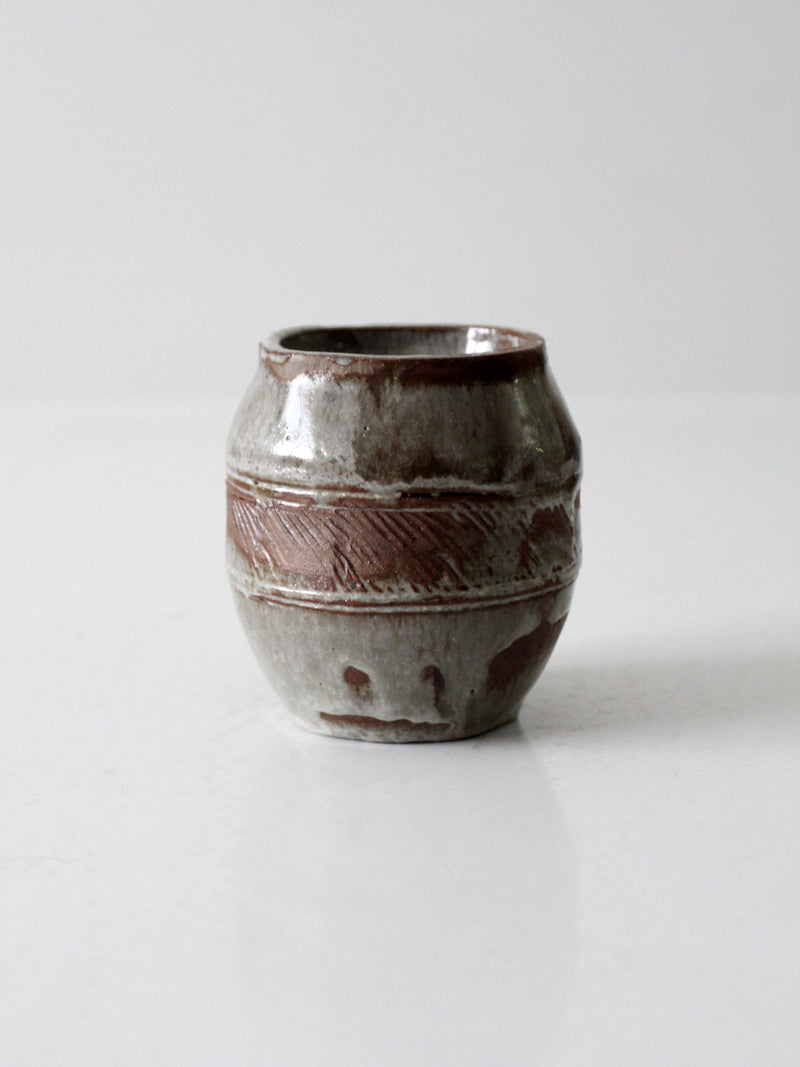vintage studio pottery vase