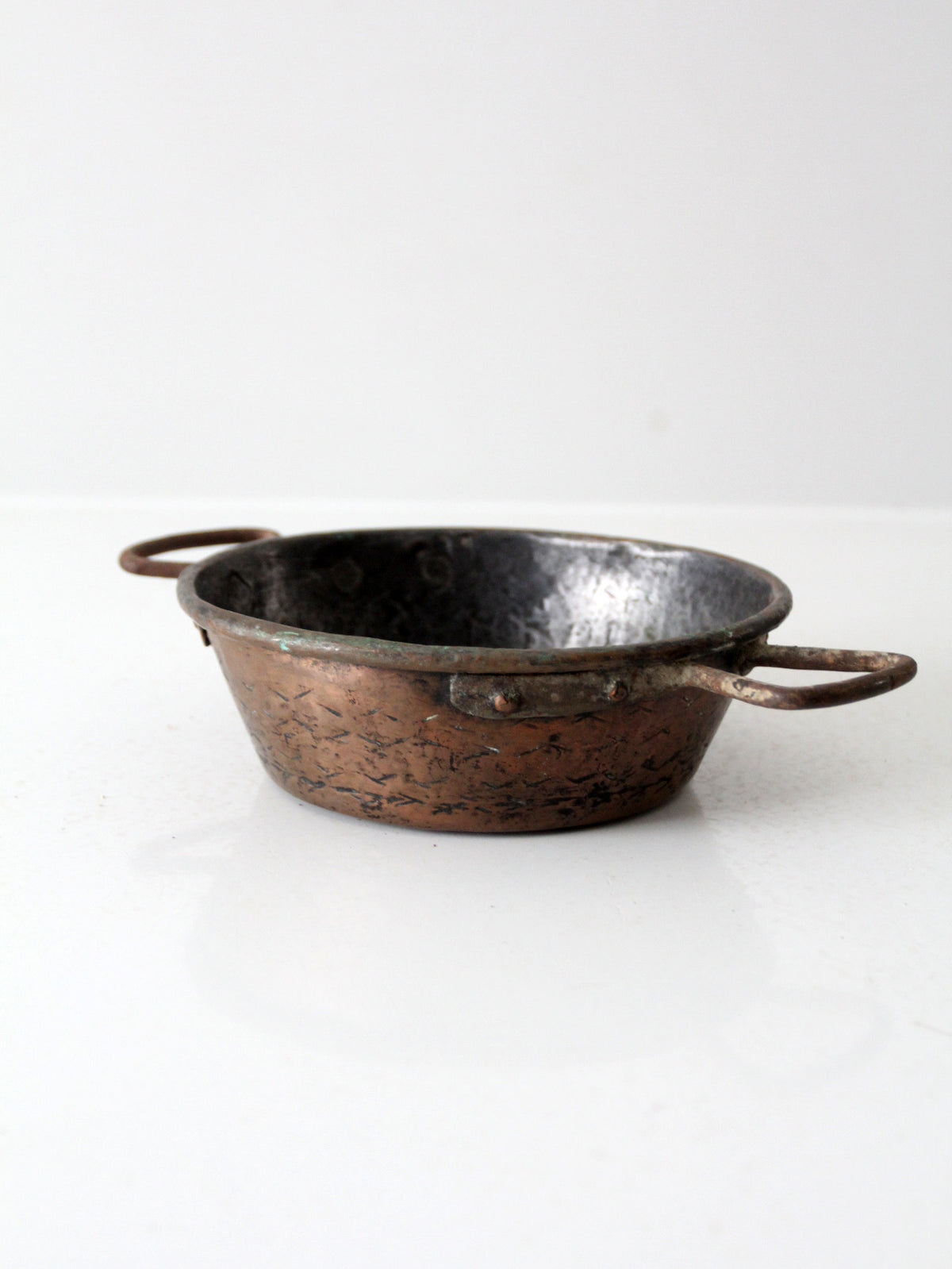 antique copper pot