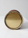 antique Union Leader tobacco tin canister
