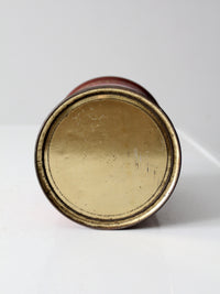 antique Union Leader tobacco tin canister