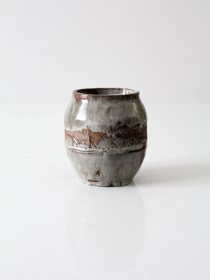vintage studio pottery vase