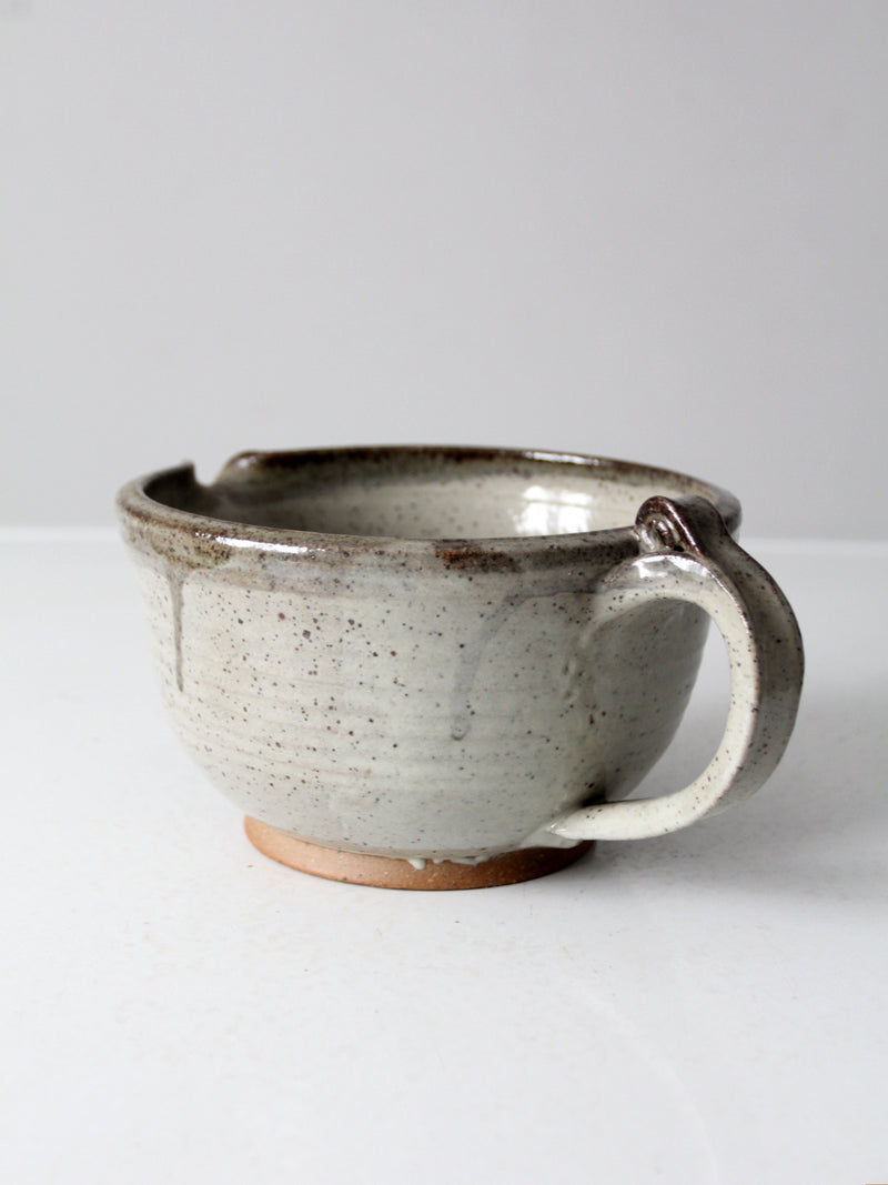 vintage studio pottery batter bowl