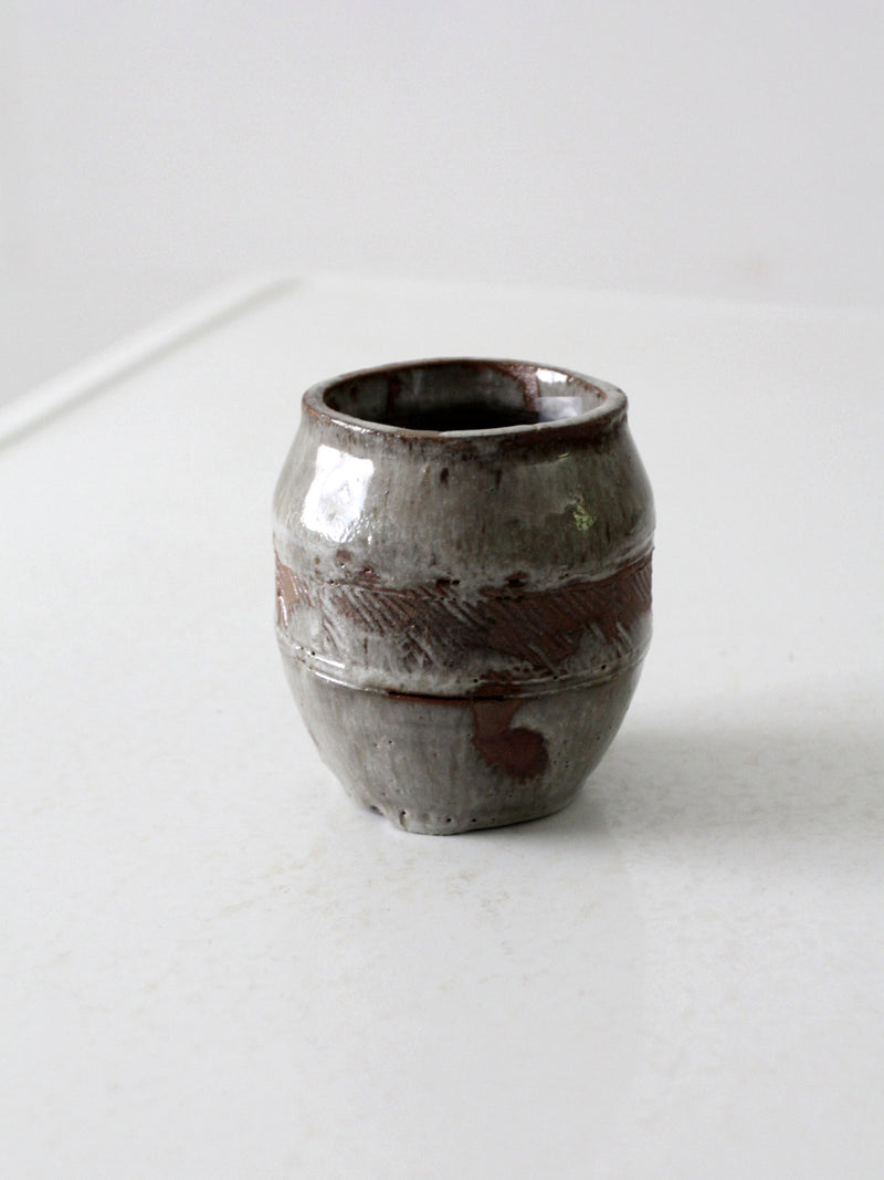 vintage studio pottery vase