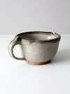 vintage studio pottery batter bowl