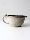 vintage studio pottery batter bowl