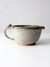 vintage studio pottery batter bowl