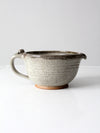 vintage studio pottery batter bowl