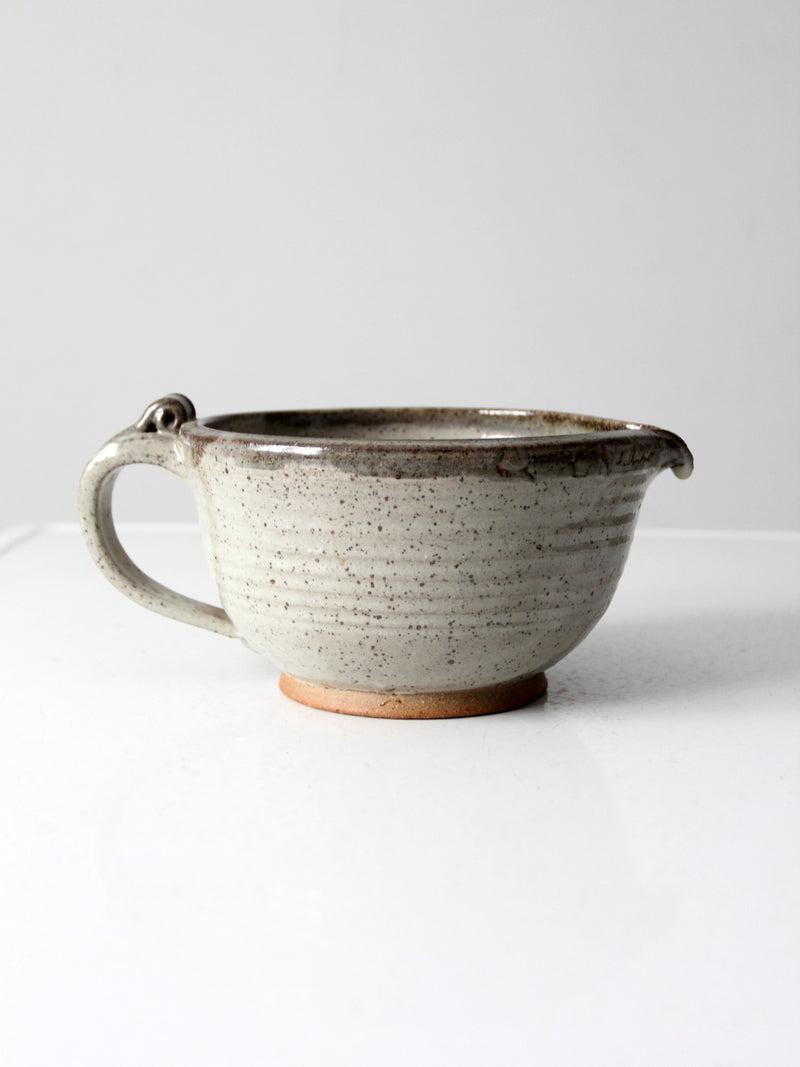 vintage studio pottery batter bowl