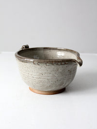 vintage studio pottery batter bowl