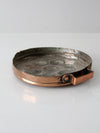 antique copper escargot pan