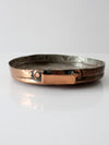 antique copper escargot pan