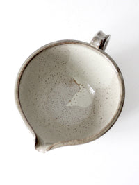 vintage studio pottery batter bowl