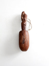 antique primitive Oceanic wooden pestle