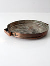 antique copper escargot pan