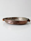 antique copper escargot pan