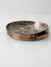 antique copper escargot pan