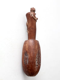 antique primitive Oceanic wooden pestle