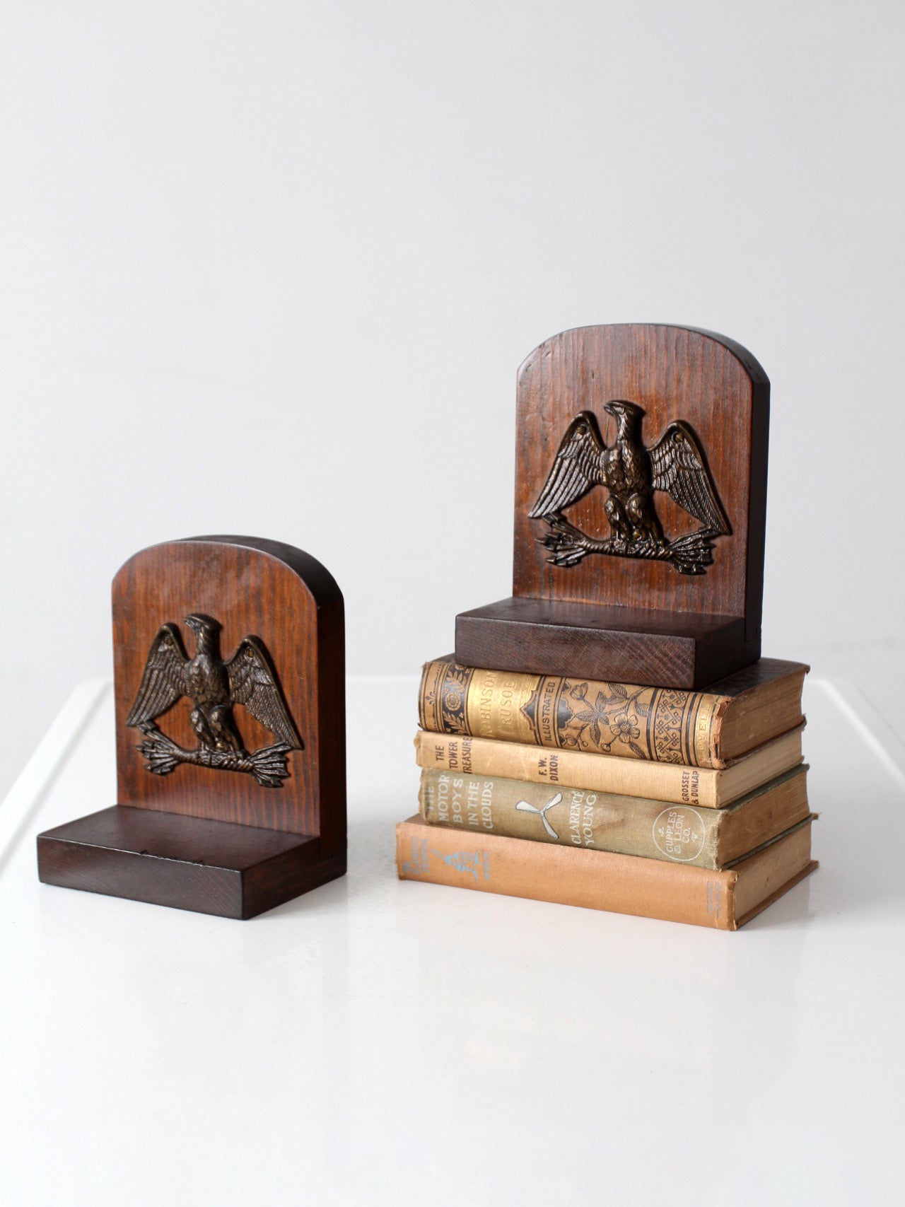 vintage eagle bookends