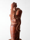 antique primitive Oceanic wooden pestle