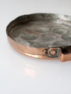 antique copper escargot pan