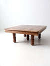antique oak coffee table