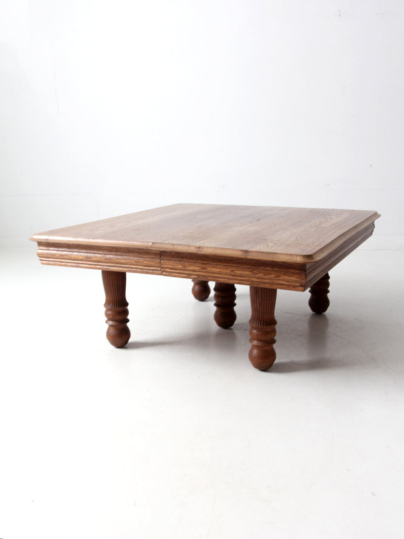 antique oak coffee table