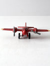 vintage die-cast metal model airplane