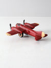 vintage die-cast metal model airplane