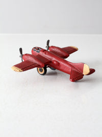 vintage die-cast metal model airplane