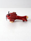 vintage die-cast metal model airplane