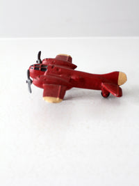 vintage die-cast metal model airplane