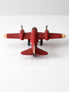 vintage die-cast metal model airplane