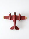 vintage die-cast metal model airplane