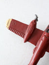vintage die-cast metal model airplane