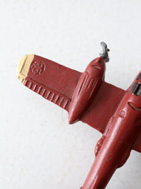 vintage die-cast metal model airplane