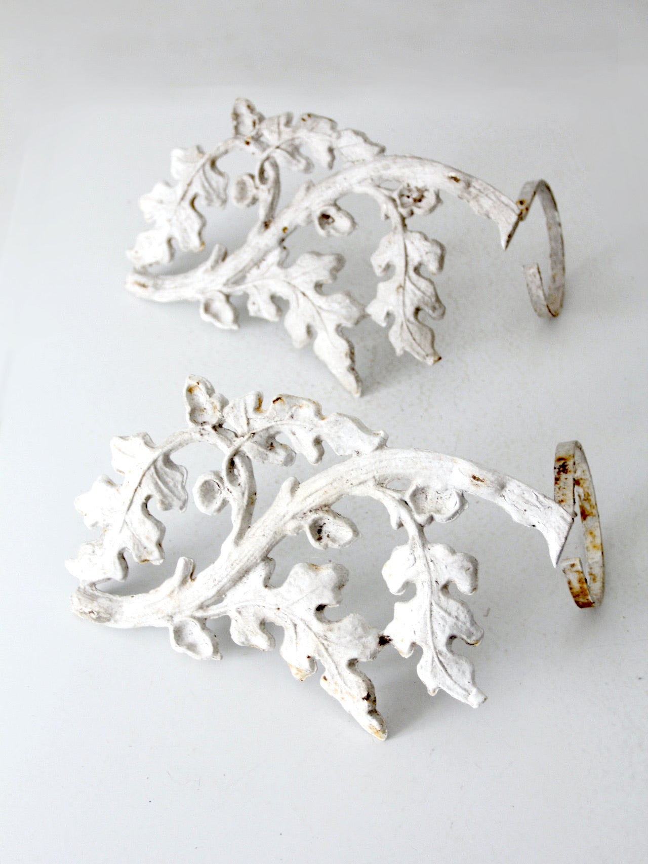 cast iron wall plant pot holder antique cast iron wall mount plant holder pair
