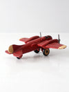 vintage die-cast metal model airplane