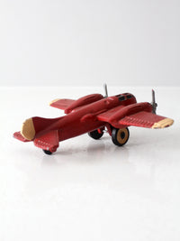 vintage die-cast metal model airplane