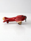 vintage die-cast metal model airplane
