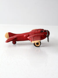 vintage die-cast metal model airplane