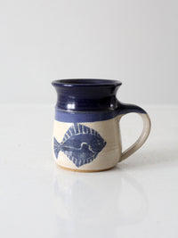 vintage Jeanne Stolberg studio pottery mug