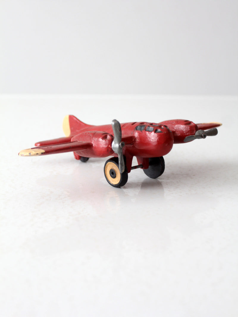 vintage die-cast metal model airplane