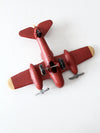 vintage die-cast metal model airplane
